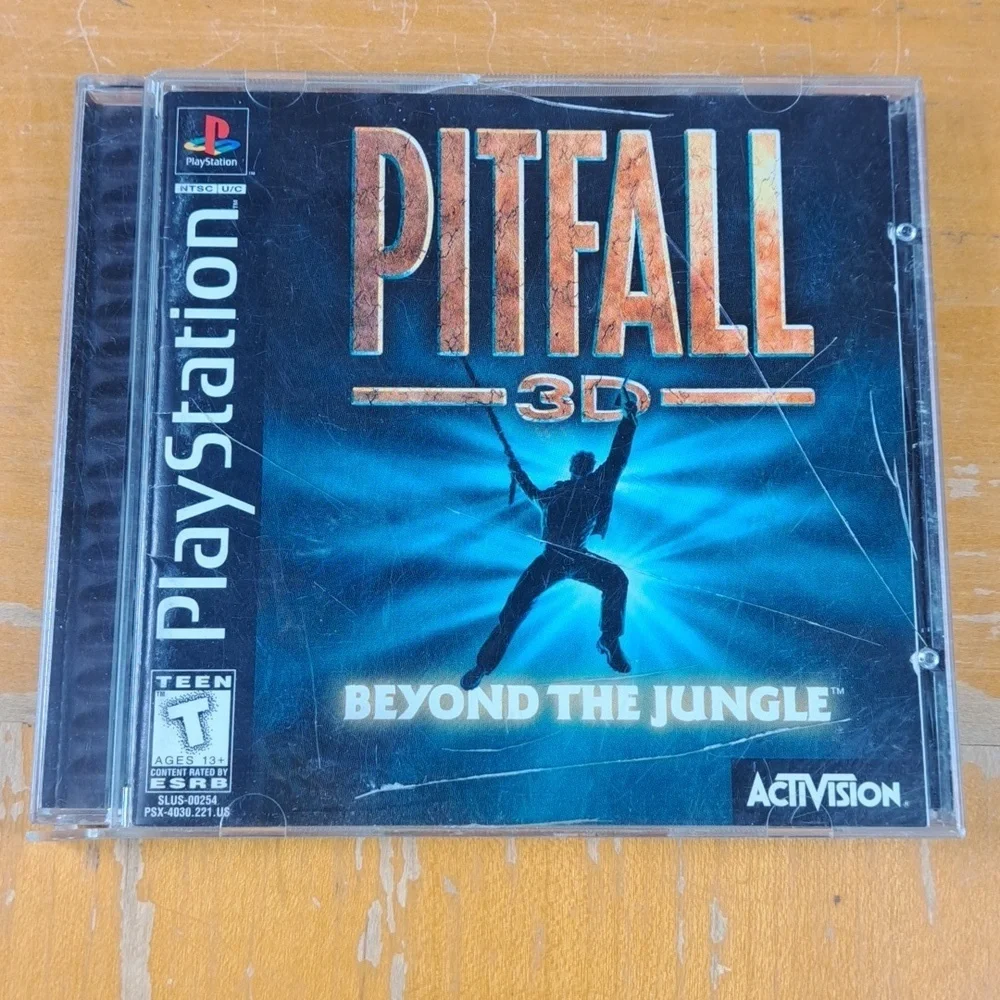 Vintage Playstation 1 lot of 2 games Pitfall 3d & Big Strike Bowling Not Tested